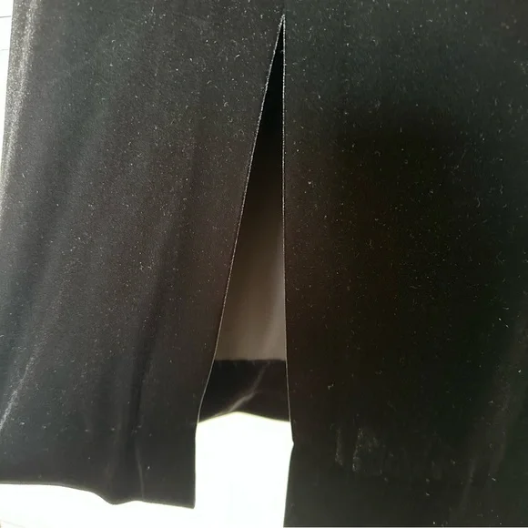 Andrea Polizzi for Rex Lester Black Midi Dress Minimalist Size M - Picture 4 of 6